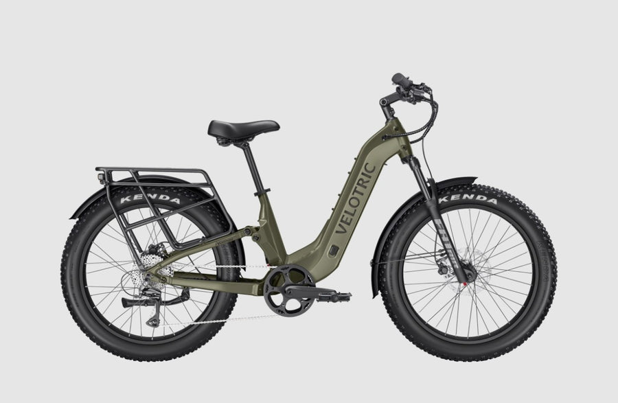 Velotric Nomad 2X Full Suspension Fat Tire Ebike Step Through