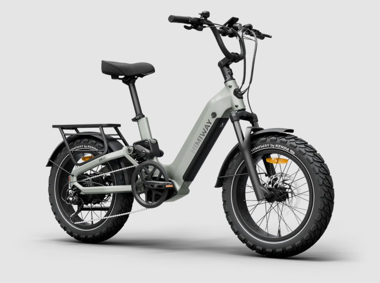 himiway electric bicycle Himiway D5 2.0 20" Full Suspension eBike, Sage / Regular / 4'11"