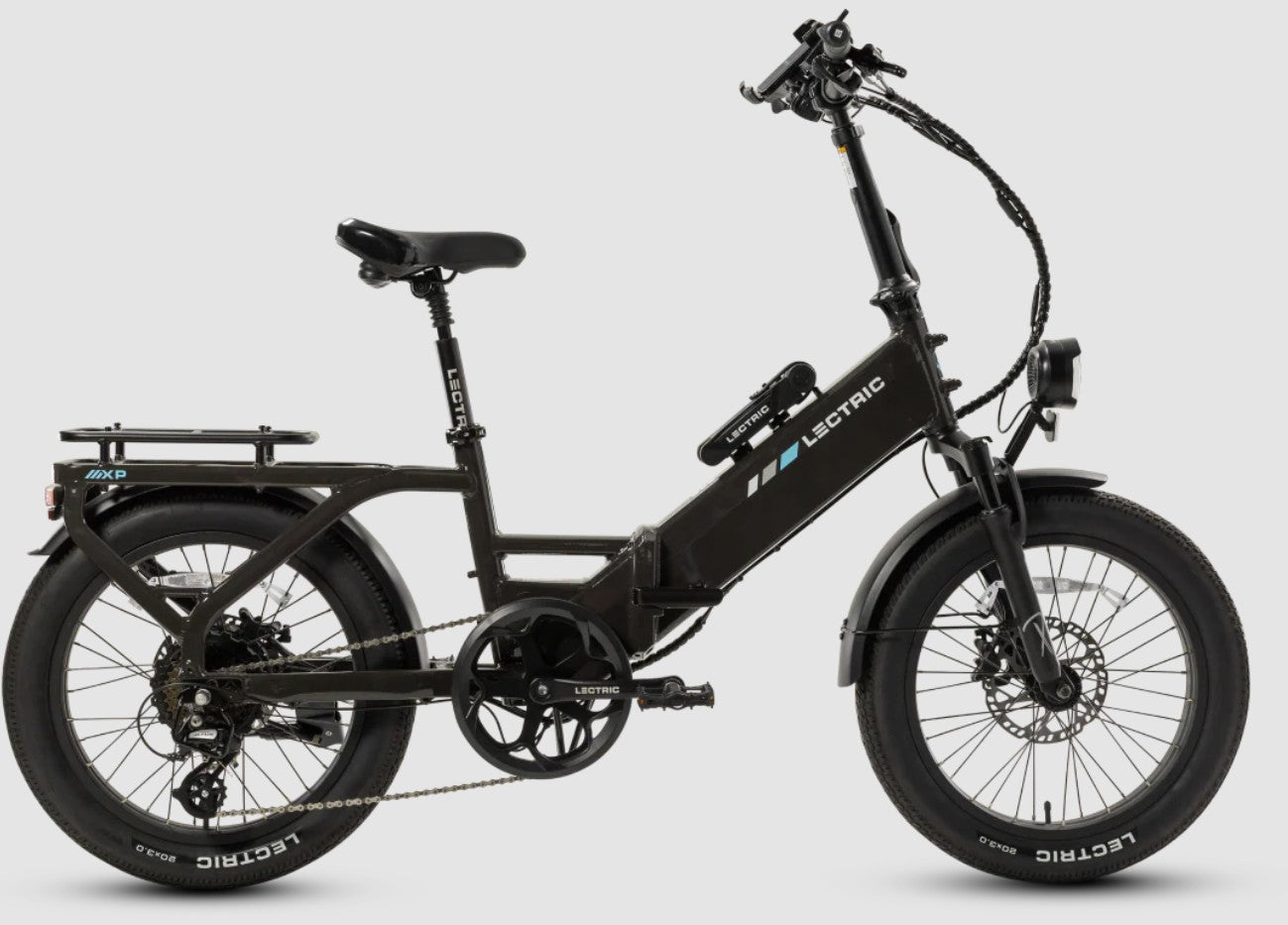 Lectric XP4 Step-Thru eBike in Stratus White | Adult Folding Electric Bike | Lightweight eBike | Class 3 eBike