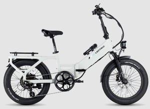 Lectric XP4 750 Long-Range Step-Thru Electric Bike in Stratus White | Adult Folding Electric Bike | Class 3 eBike